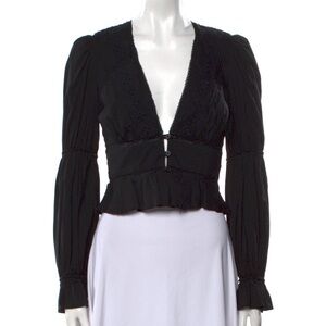 Reformation Meadowlark Top Black - Size 4